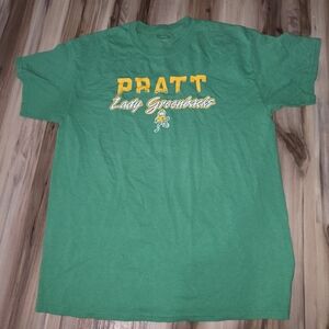 Gildan Green and Yellow Graphic Tee